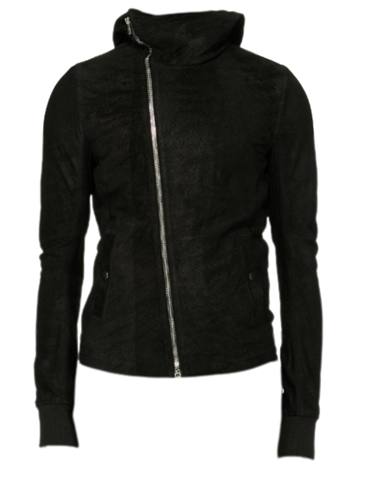 Rick Owens Forever Bullet Black Blister Lamb Jacket