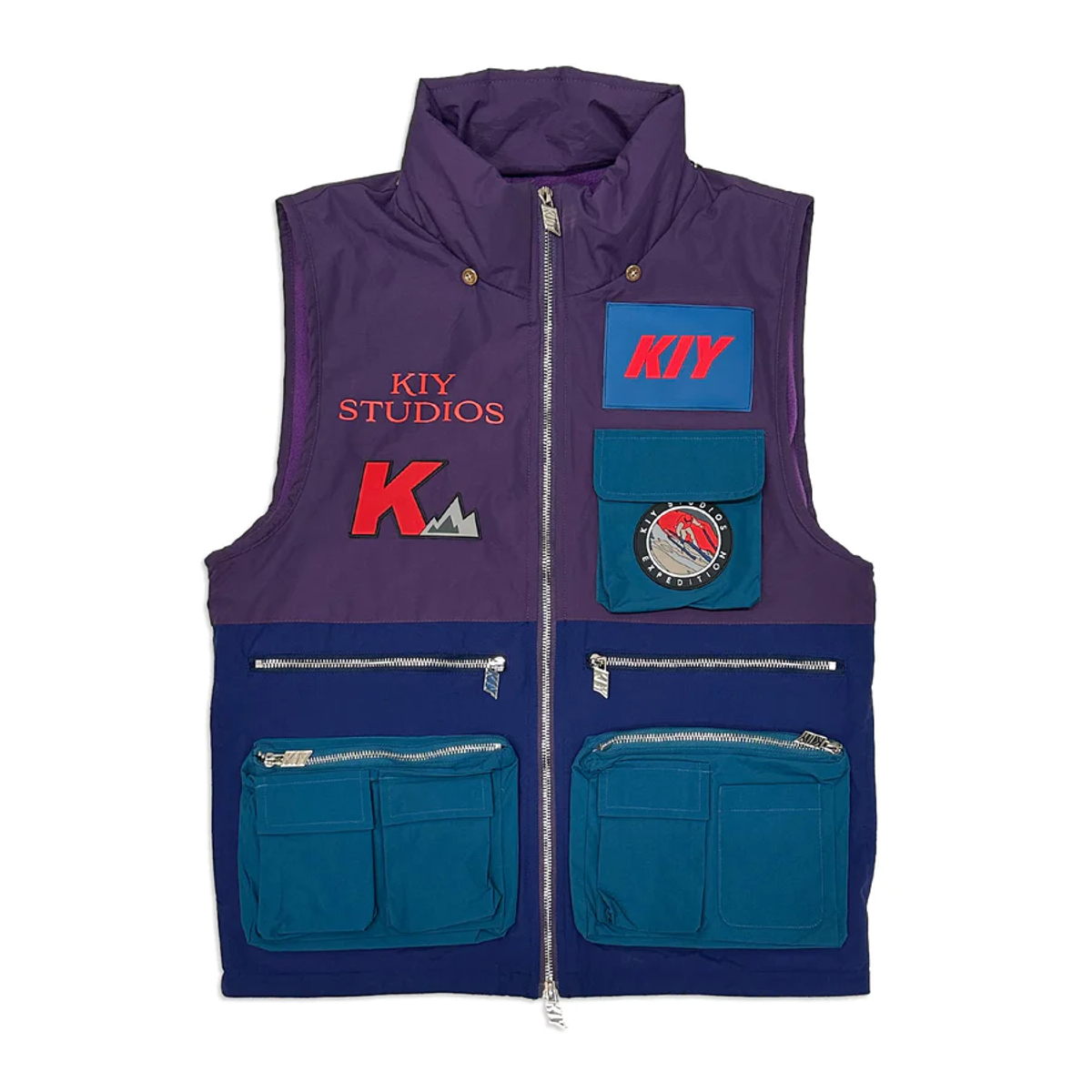 Moose Knuckles × Kool Kiy Purple Expedition Vest