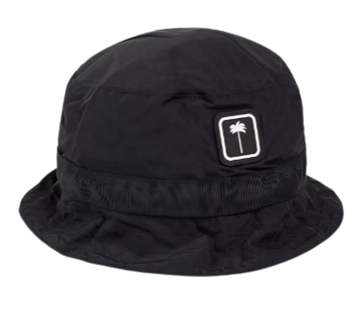 Palm Angels Black Palm Tree Patch Bucket Hat