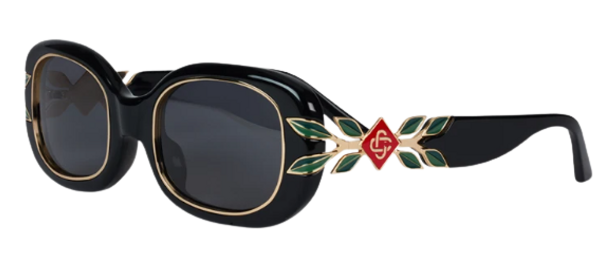 Casablanca Branch Logo Square Acetate And Nylon Sunglasses