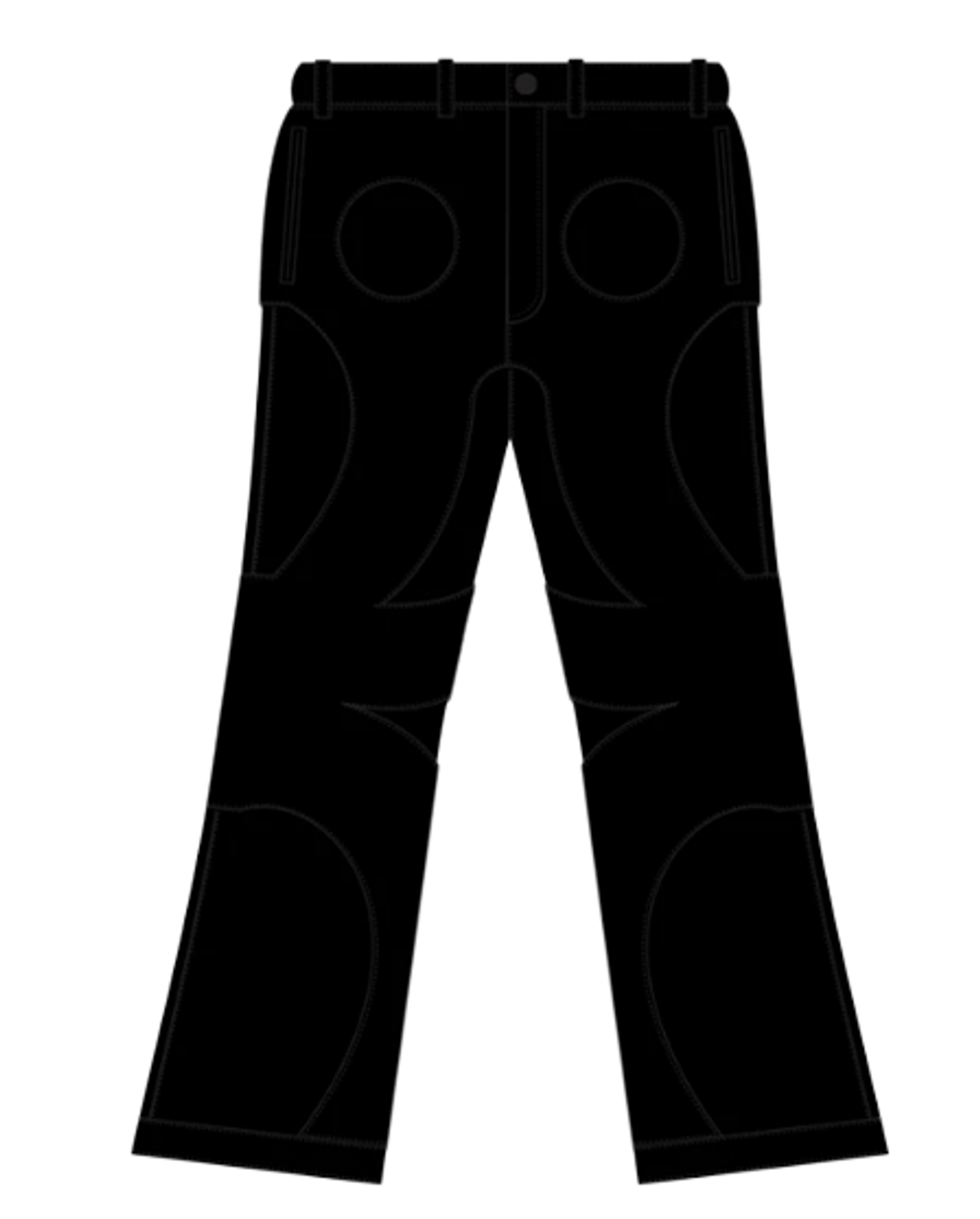 Che By Che CL93 Leather Black Pants