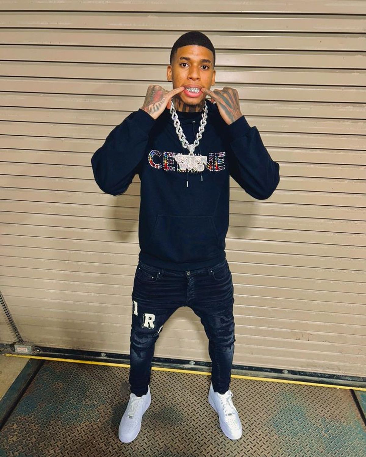 NLE Choppa Outfit from October 2, 2023 | WHAT’S ON THE STAR?