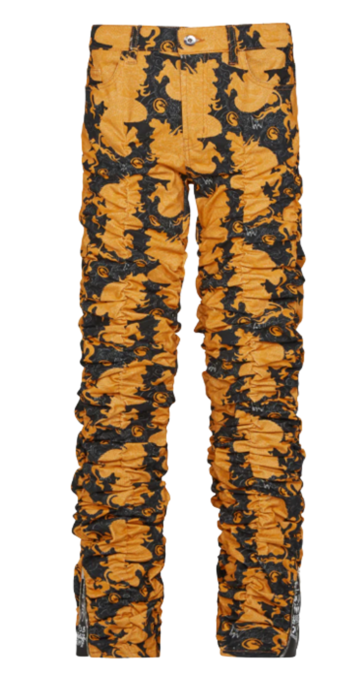 Marc Jacques Burton × Mortal Kombat Merch Scorpion Stack Pants