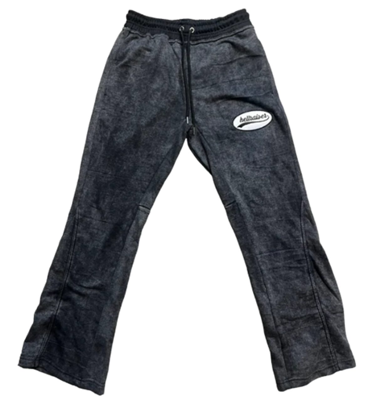 Hellraiser Acid Wash Black Sweatpants