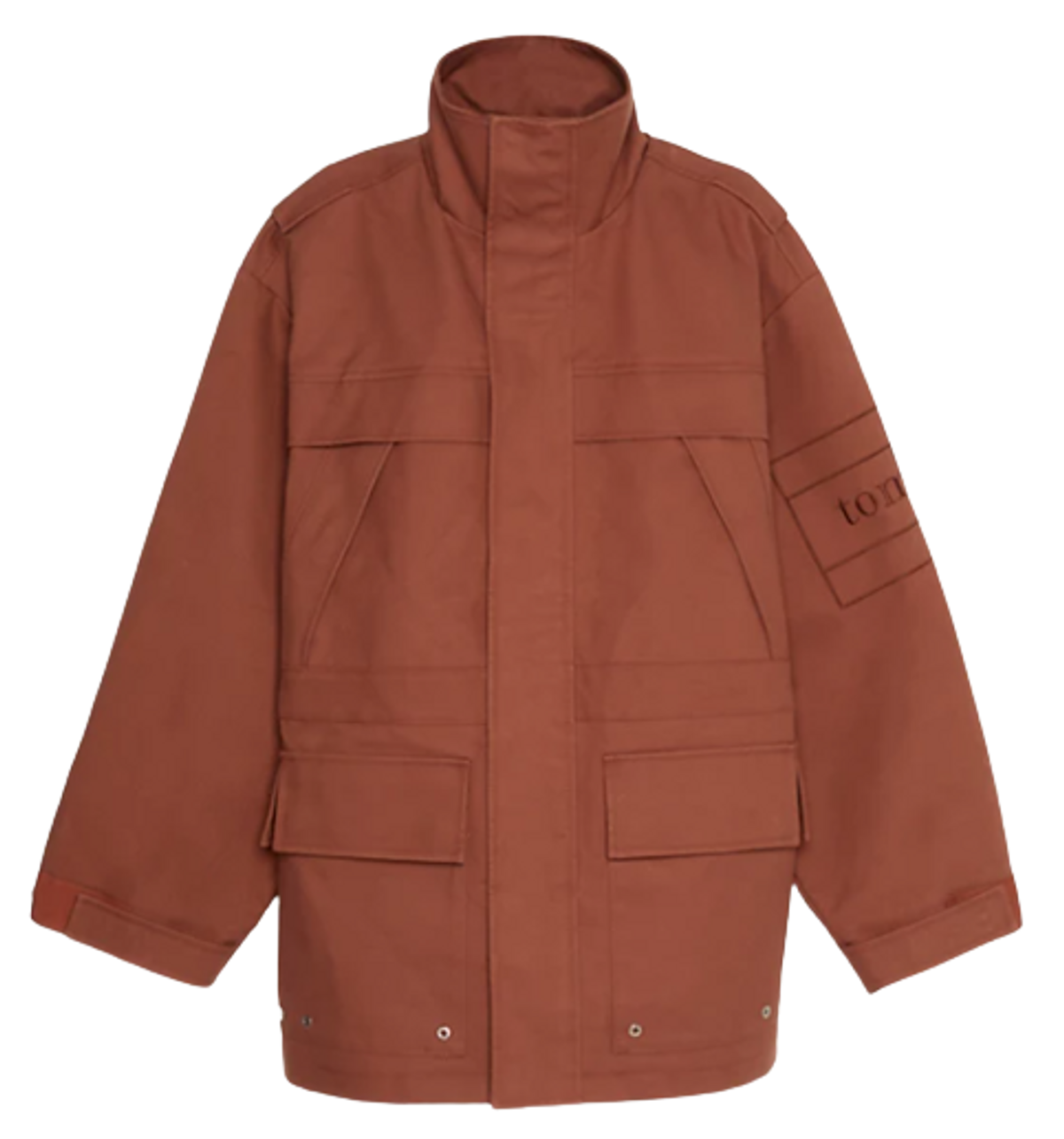 Tommy Hilfiger Pumpkin Paradise Funnel Neck Back Logo Field Jacket