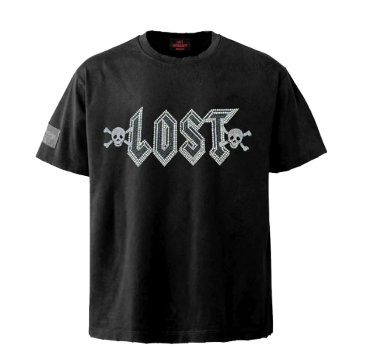 Lost Intricacy Engraved Rhinestone T-Shirt