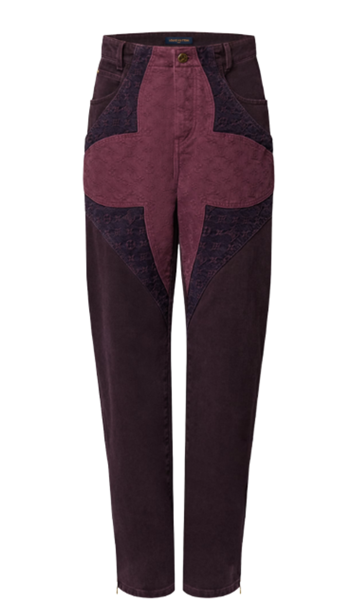 Louis Vuitton Monogram Flower Denim Pants