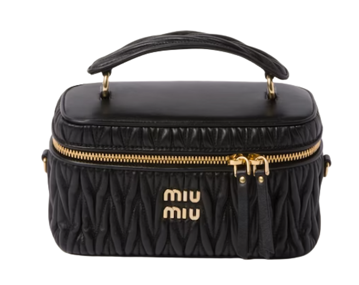 Miu Miu Matelasse Nappa Leather Shoulder Bag