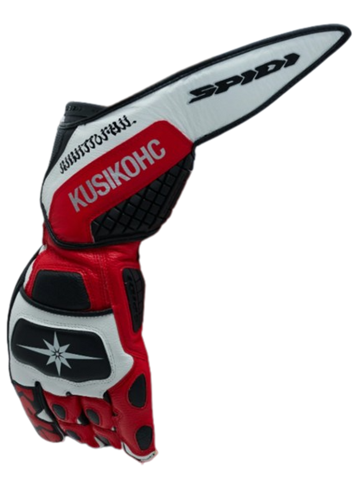 Kusikohc Spidi Black Red Gloves