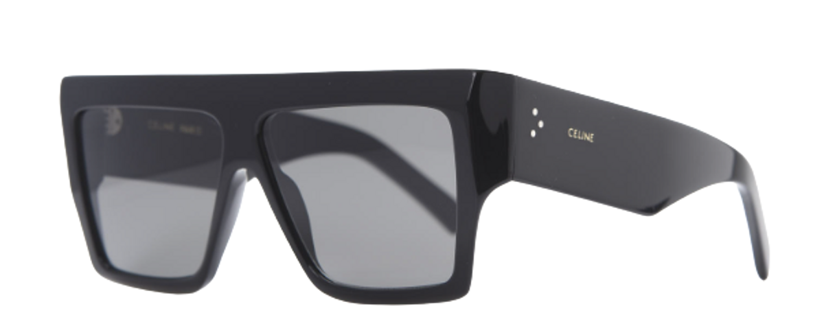 Celine Rectangular Black Sunglasses