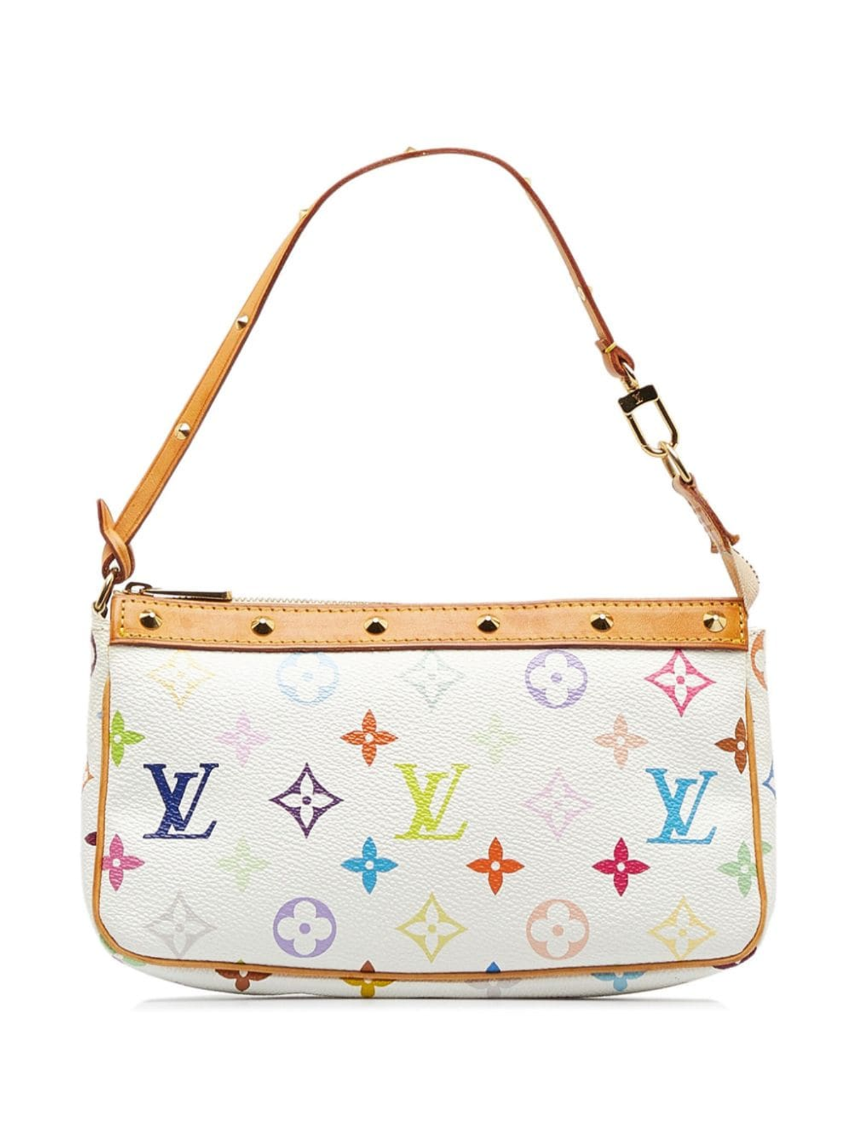 Louis Vuitton White Monogram Multicolore Pochette Accessoires Bag