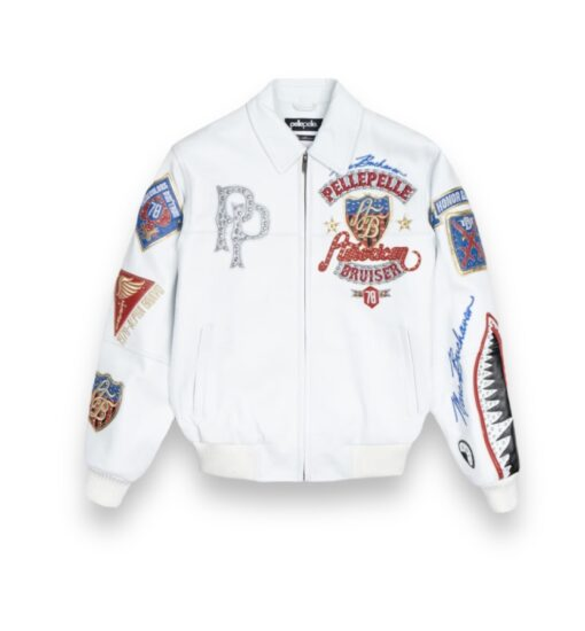 Pelle Pelle White American Bruiser Jacket