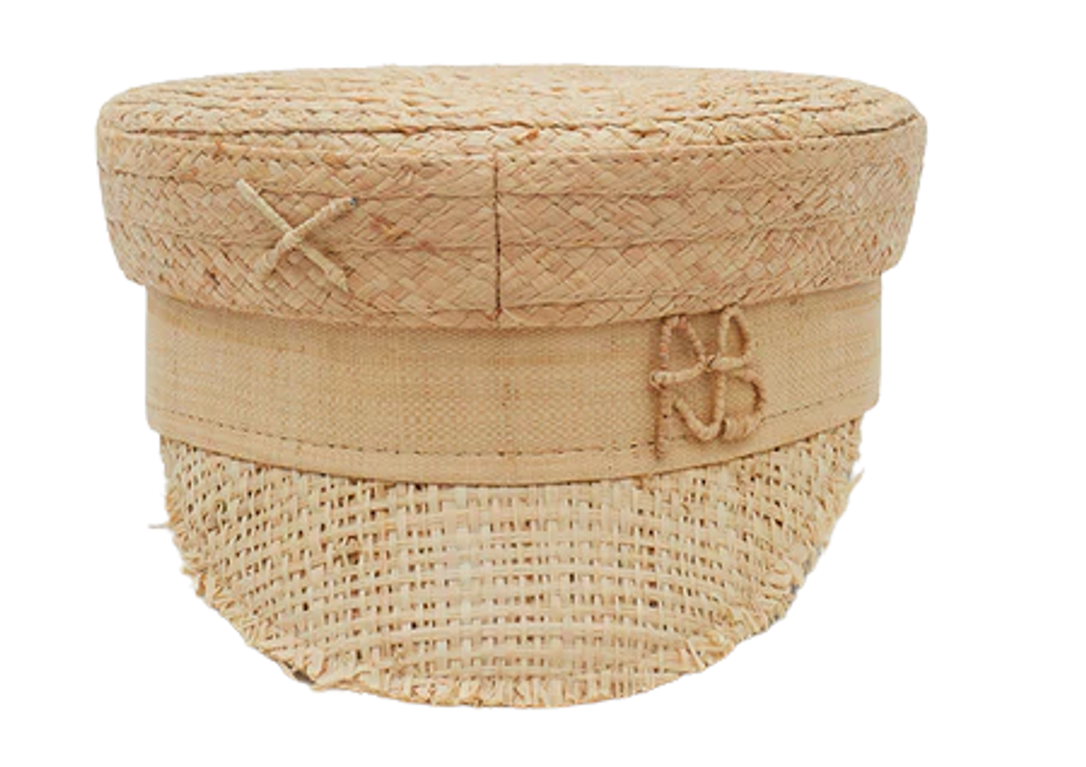 Ruslan Baginskiy Monogram-Embellished Baker Boy Cap