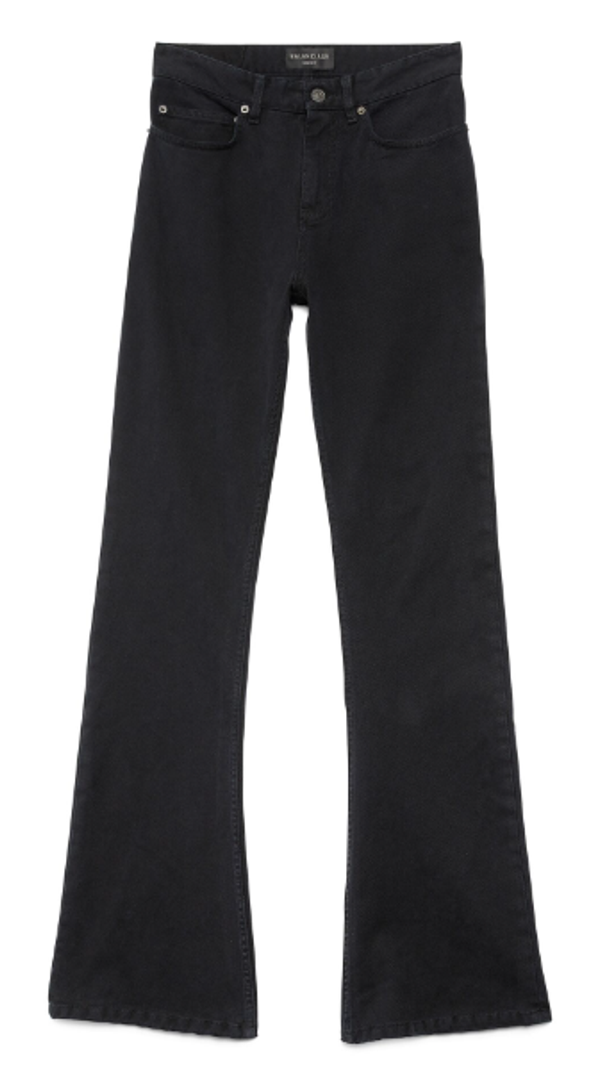 Balenciaga Black Soft Denim Bootcut Jeans