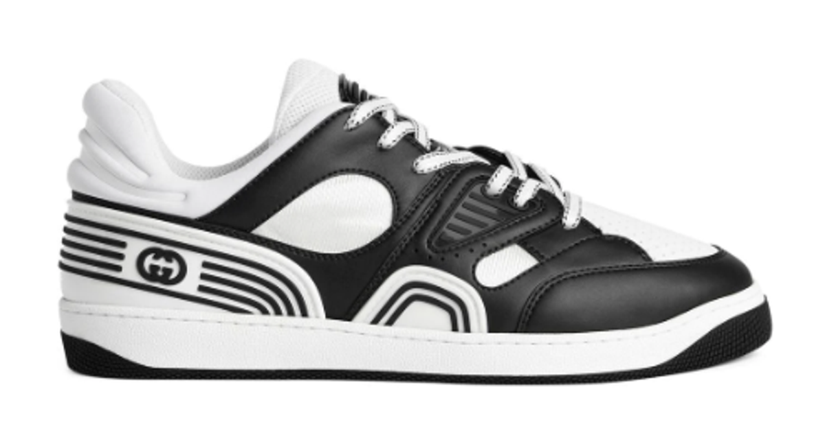 Gucci White Basket Low-top Sneakers