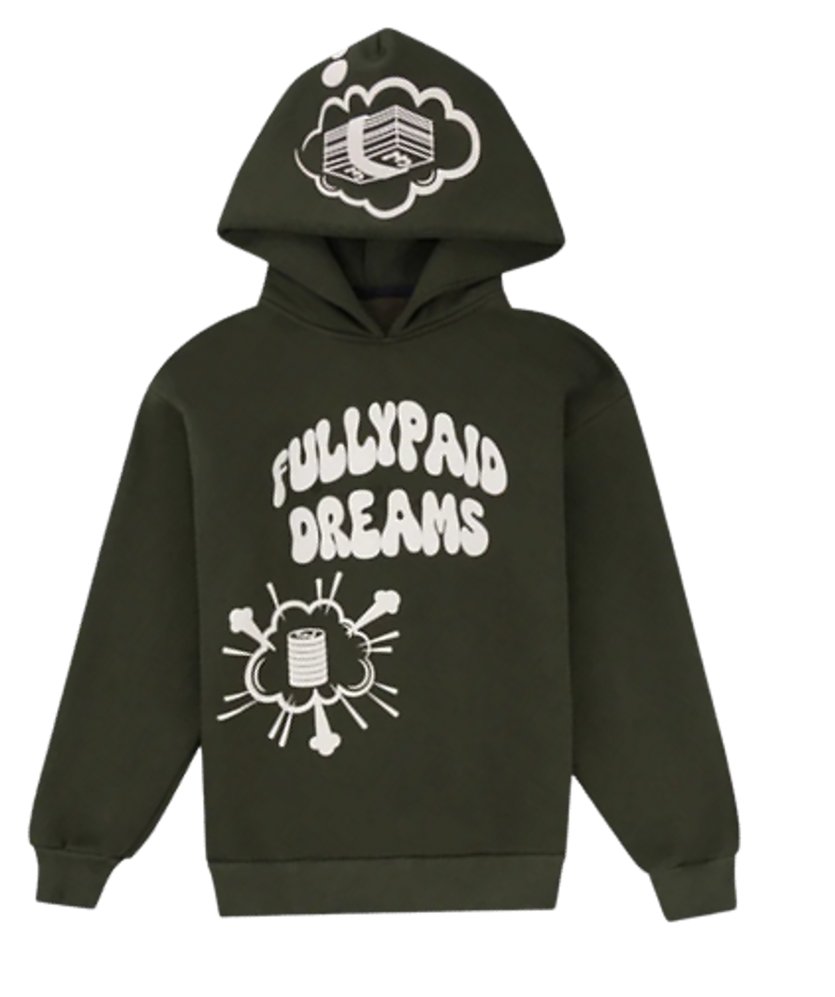 Fullypaid Khaki White Dreams Hoodie WHAT’S ON THE STAR?