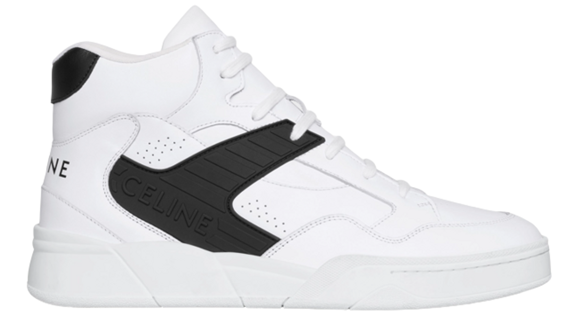 Celine Optic White Ct-06 High Top Sneakers