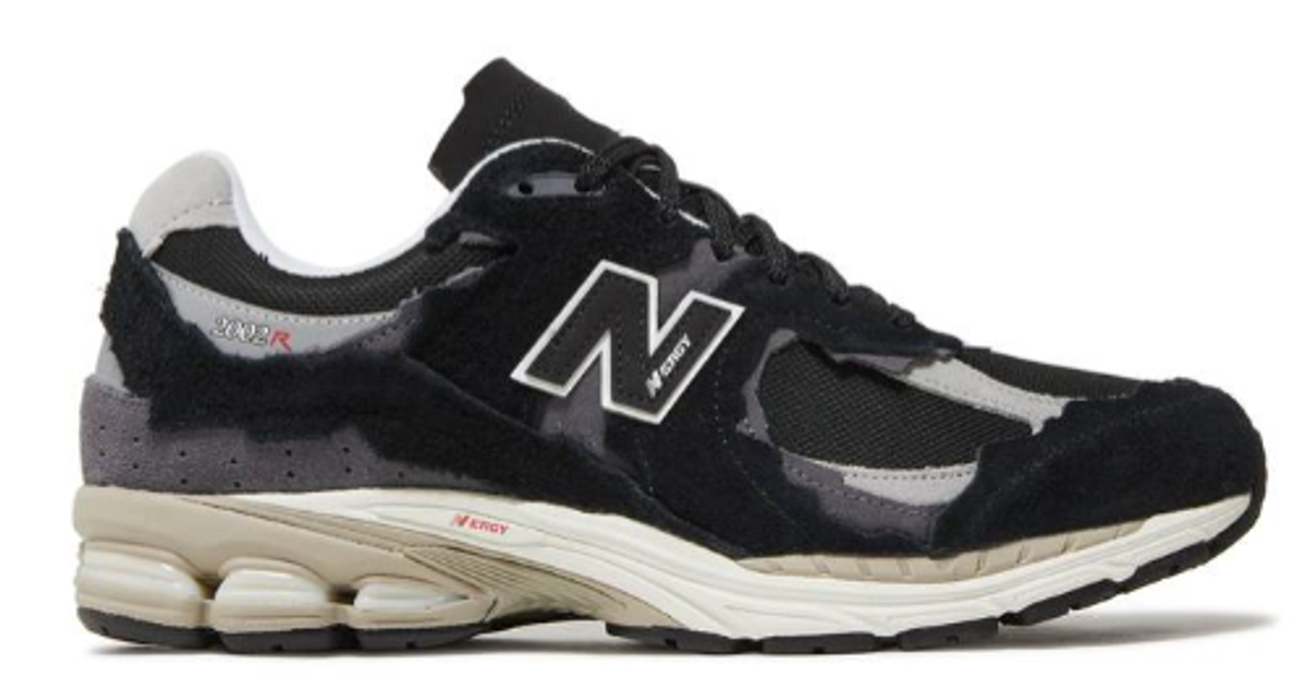 New Balance Black And Grey Protection 2002R Sneakers