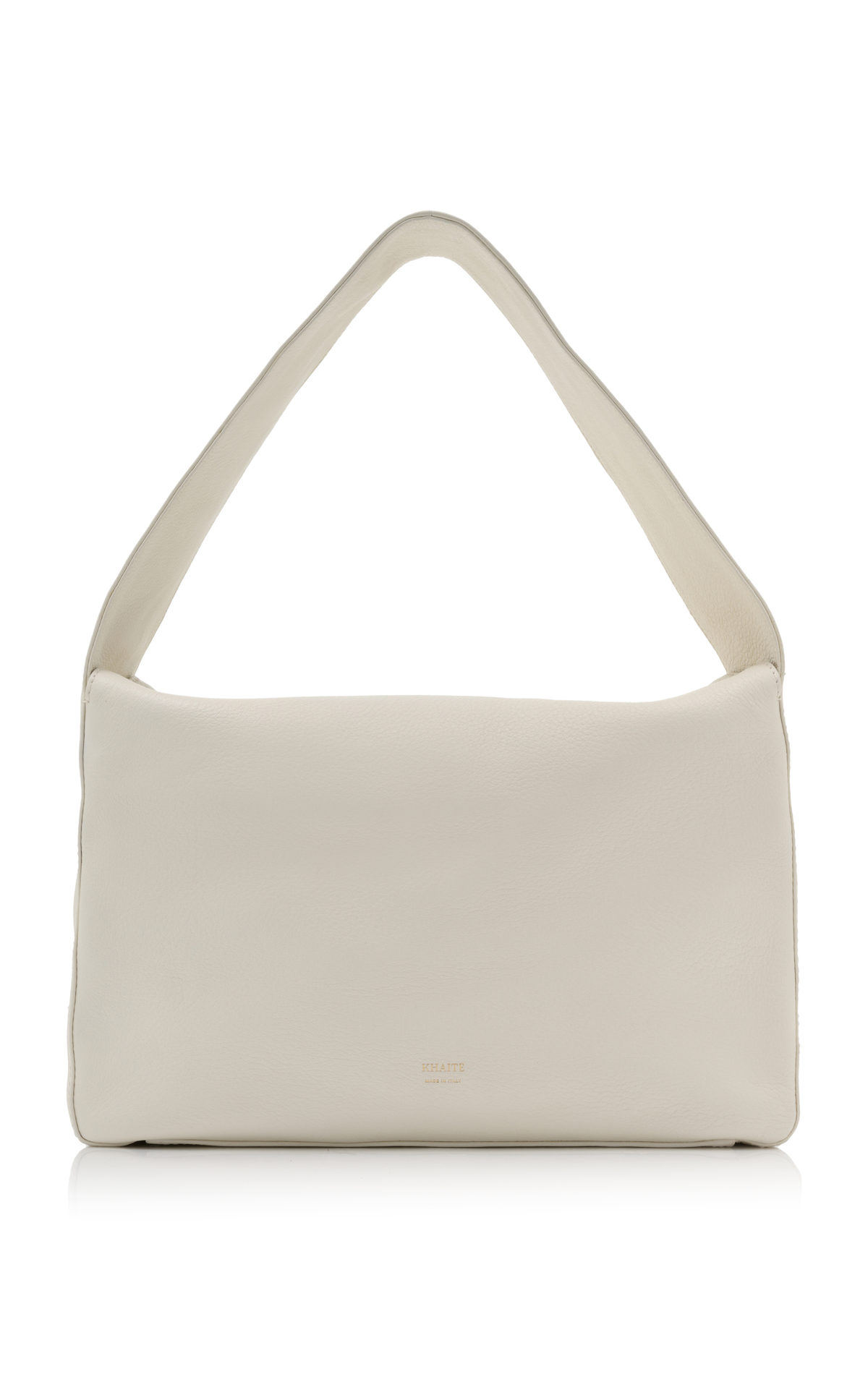 Khaite Off-White Elena Leather Shoulder Bag