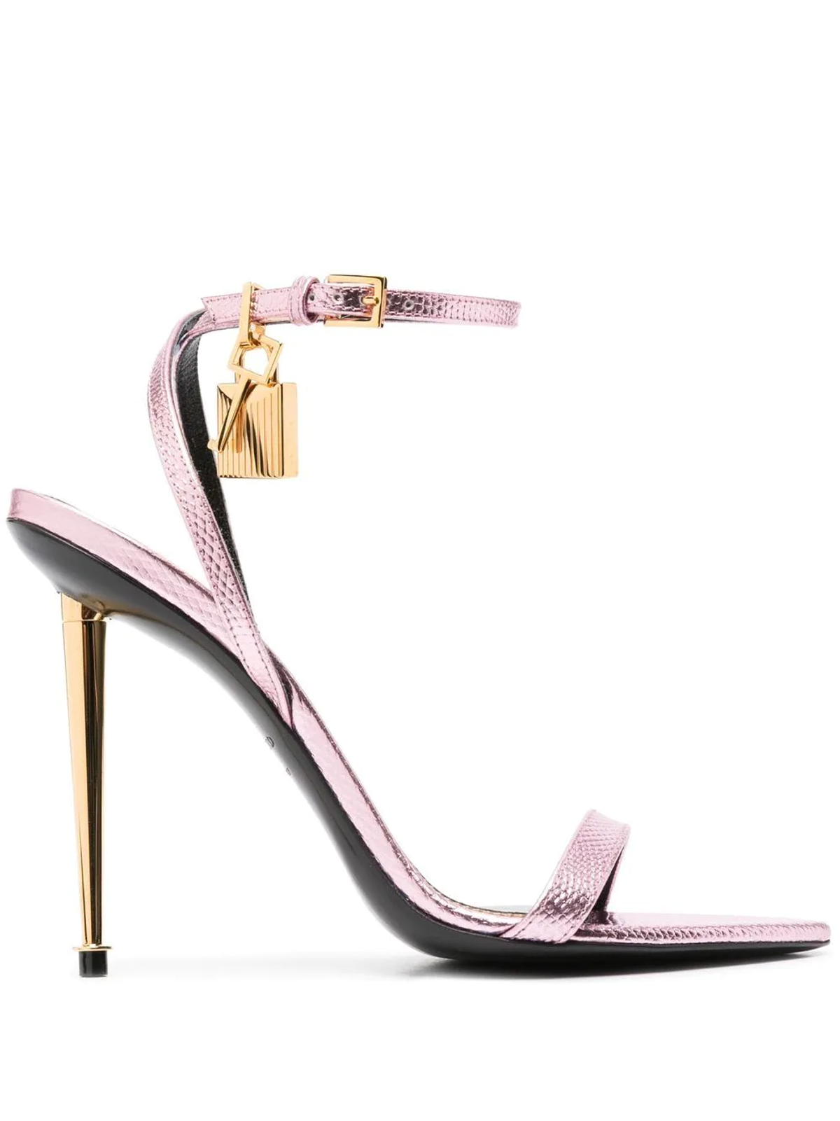 Tom Ford Pink Padlock-detail 120mm Sandals