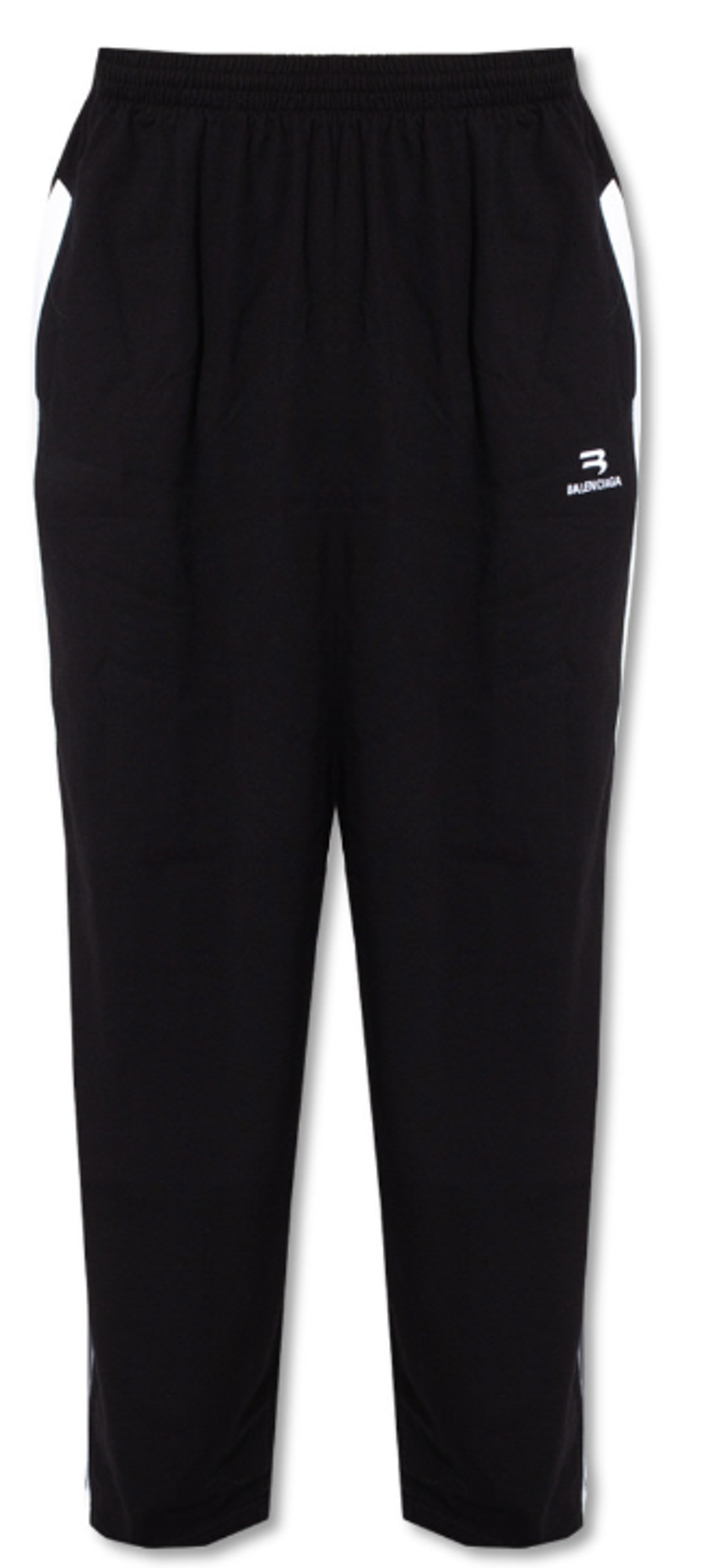 Balenciaga Black Side-Stripe Sweatpants