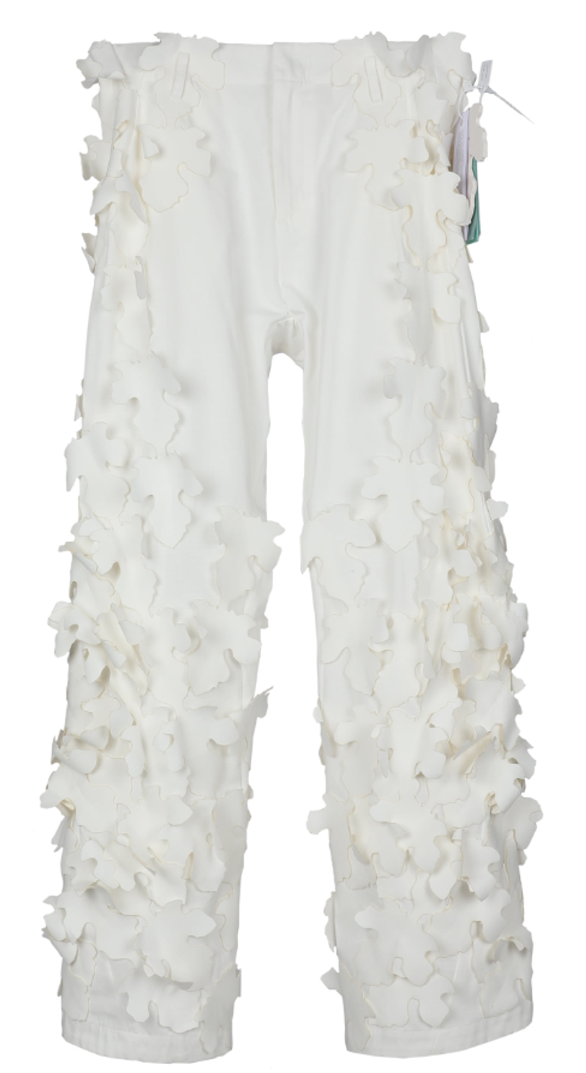 Off-White × Post Archive Faction White Leaves Pants
