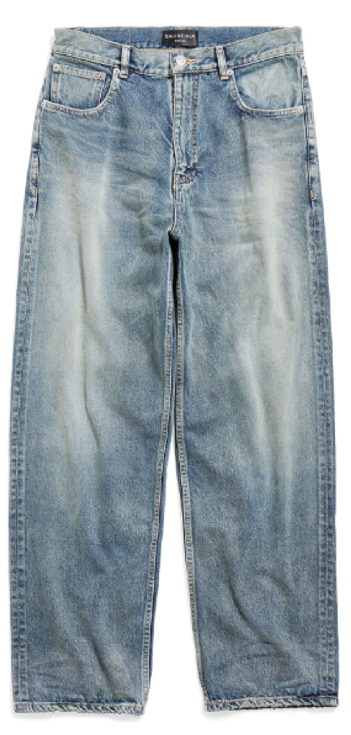 Balenciaga Blue Loose Fit Jeans