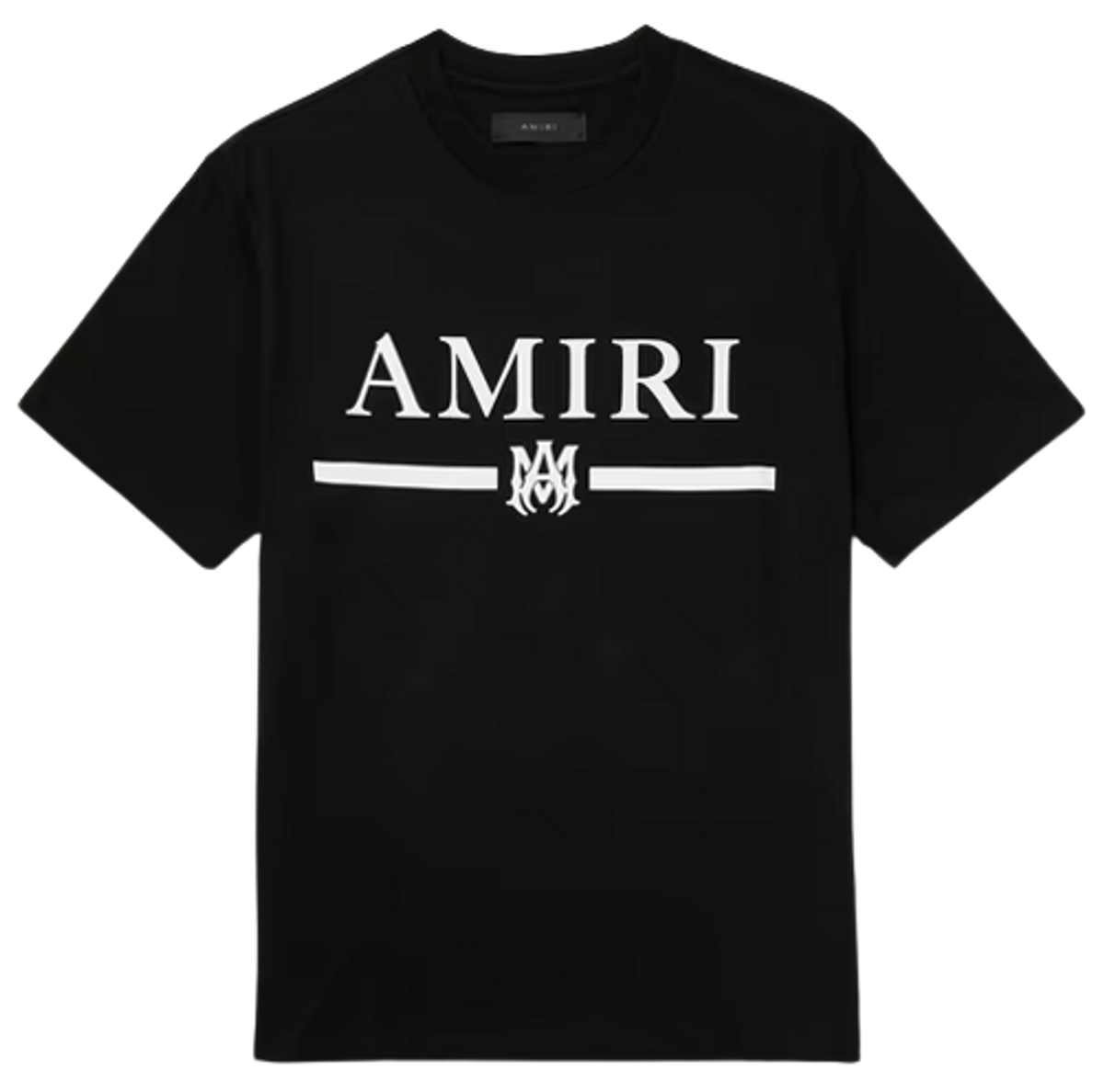 Amiri Black Logo Print Cotton Jersey T-Shirt