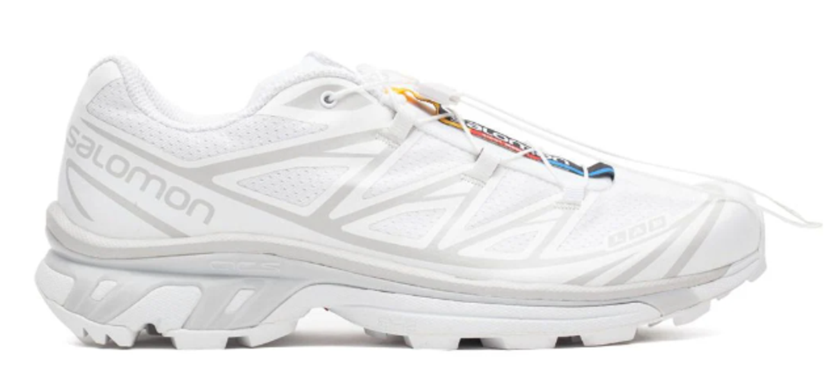 Salomon White Lunar Rock Xt-6 Advanced Sneakers