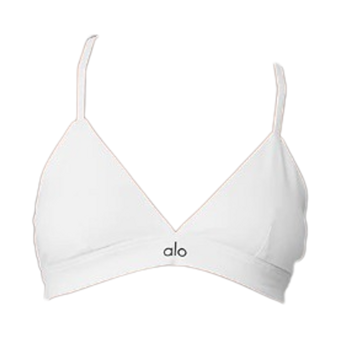 Alo Yoga White And Black Splendor Bra WHAT’S ON THE STAR?