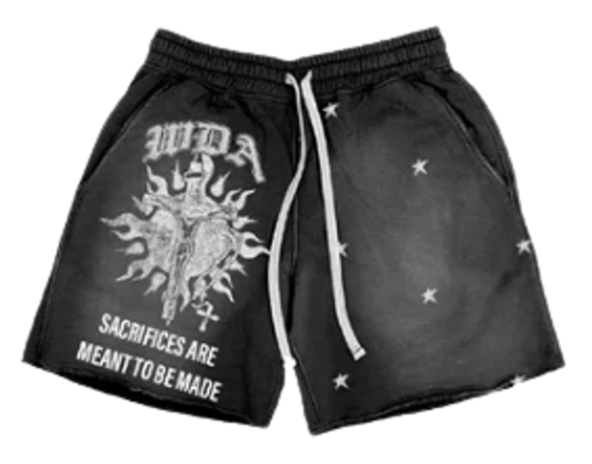 WealthyDreams Aspect Sacrifice Black Shorts