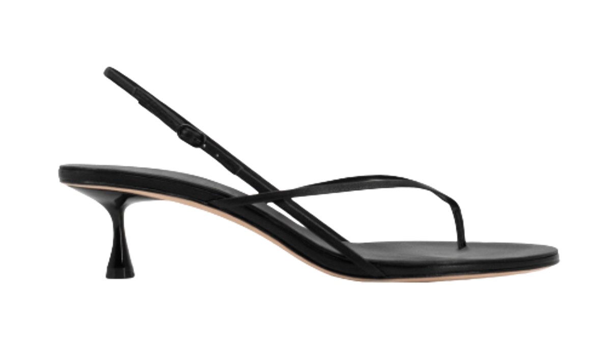 Studio Amelia Black Wishbone 50 Heels