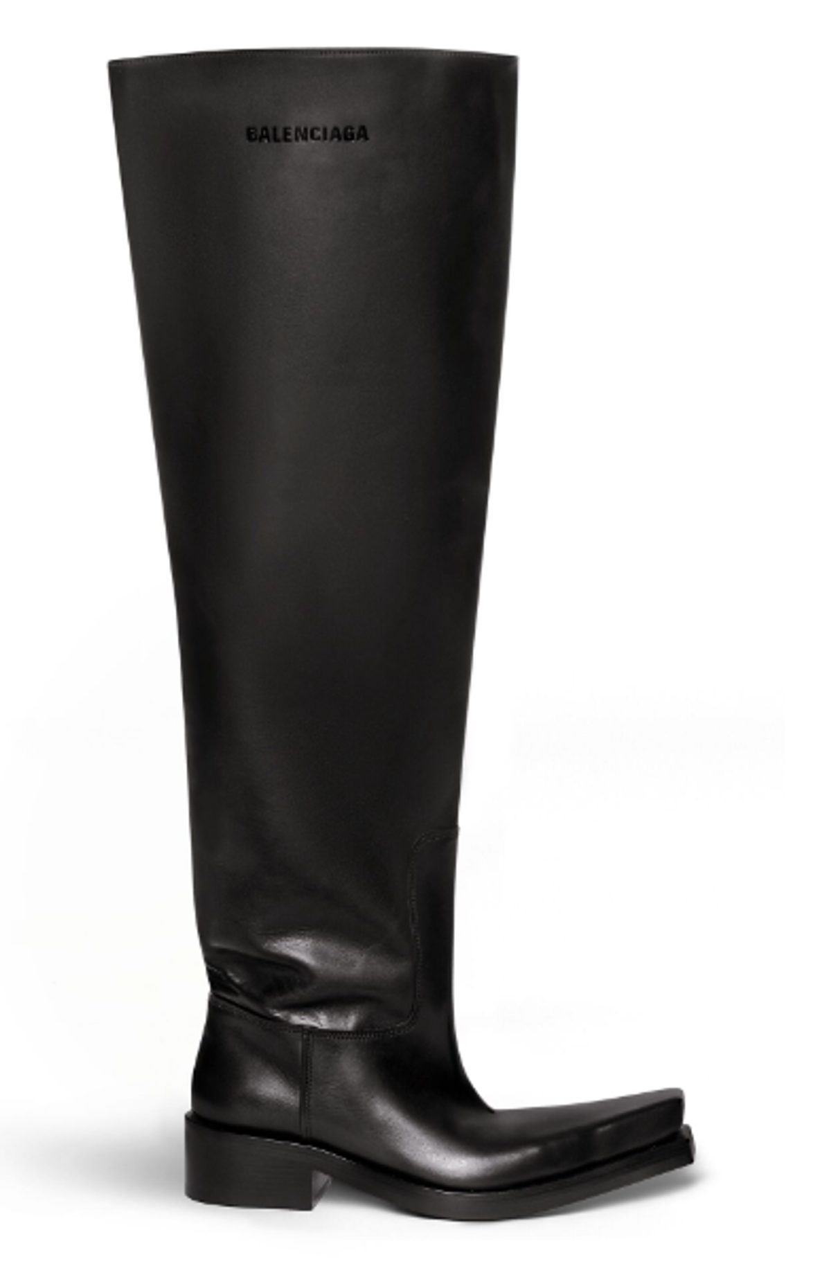 Balenciaga Black Santiago Over-The-Knee Boots