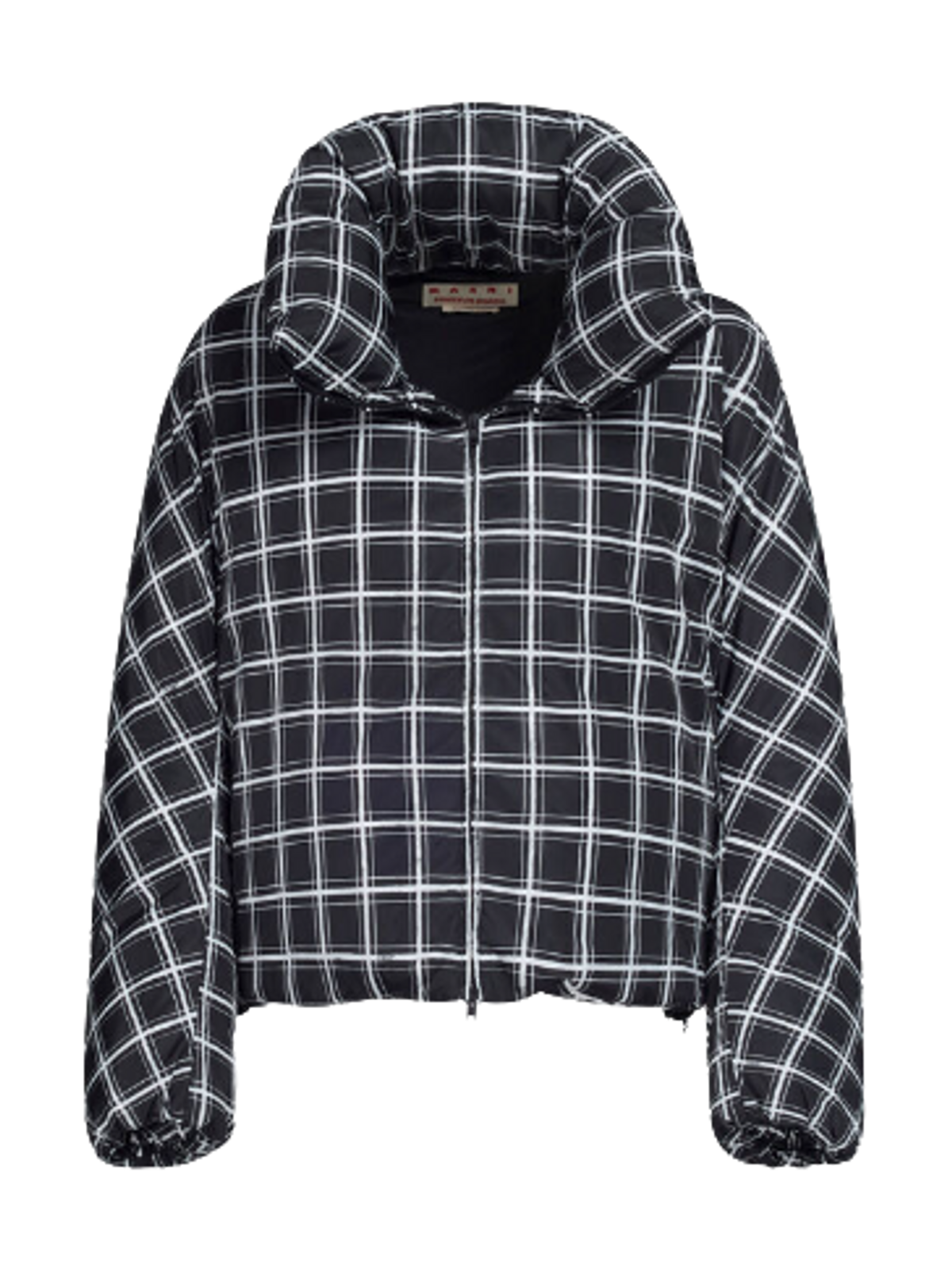 Marni Black Checked Oversized Jacket