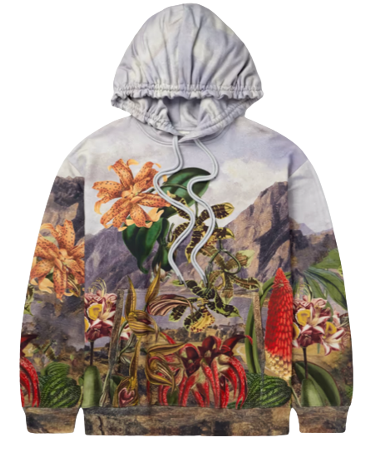 Dries Van Noten Printed Cotton Jersey Hoodie