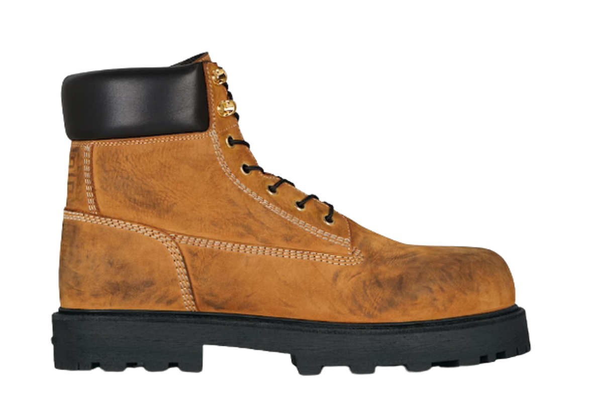 Givenchy Beige Show Ankle Workboots