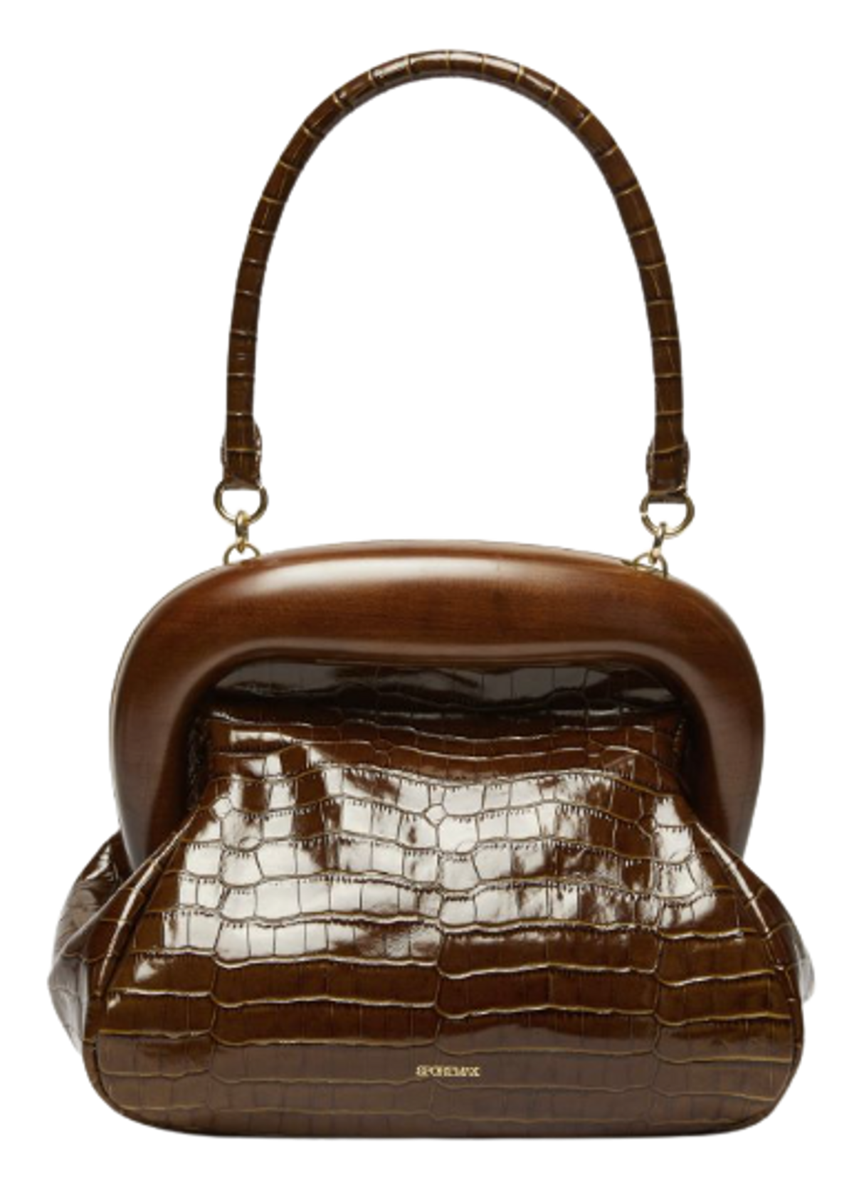 Sportmax Crocodile-print leather Bouba Bag