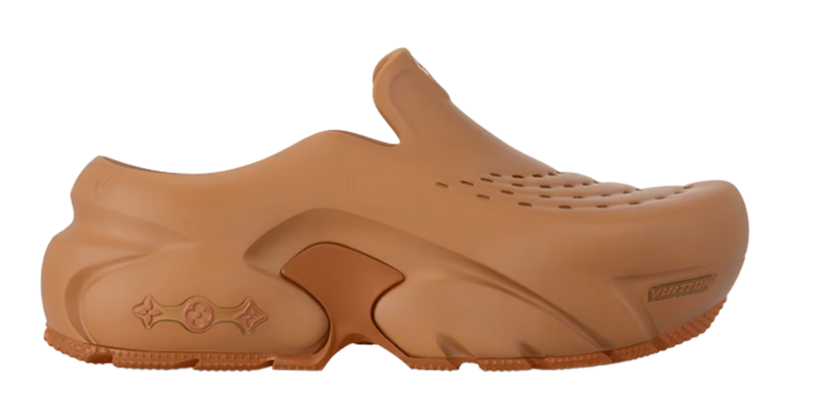 Louis Vuitton Brown LV Shark Clogs