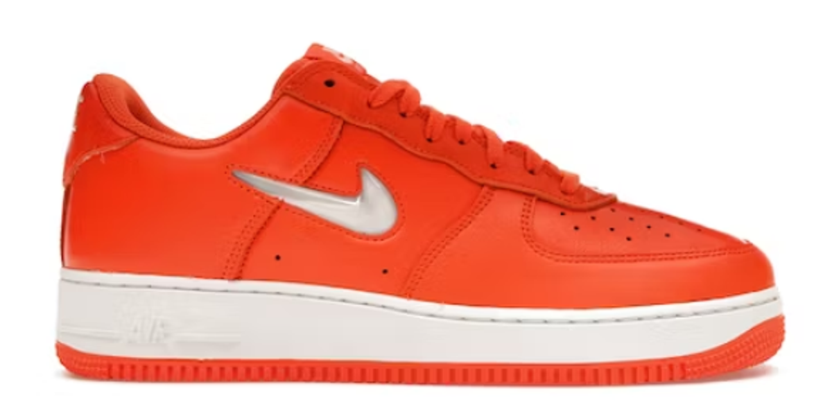 Nike Orange Jewel Air Force 1 Low Sneakers