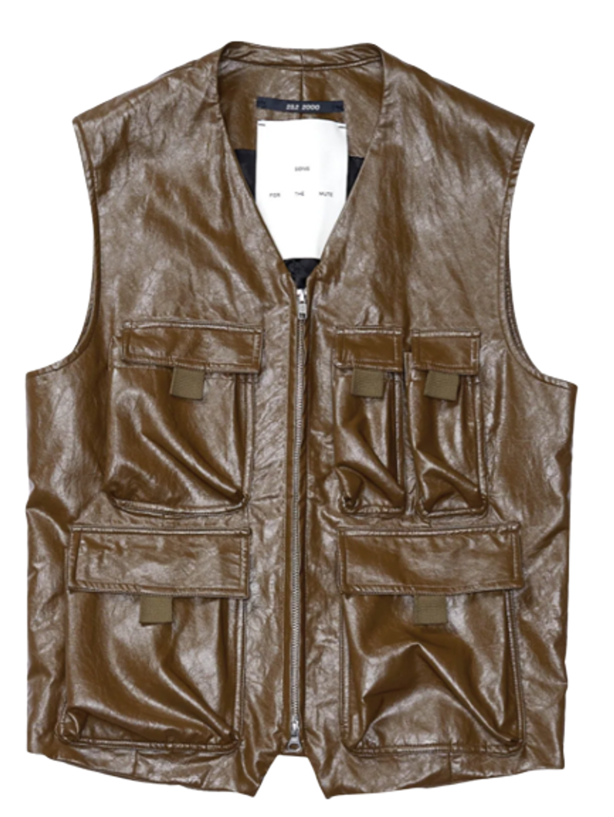 Song for the Mute 3D Pocket Brown Jacket