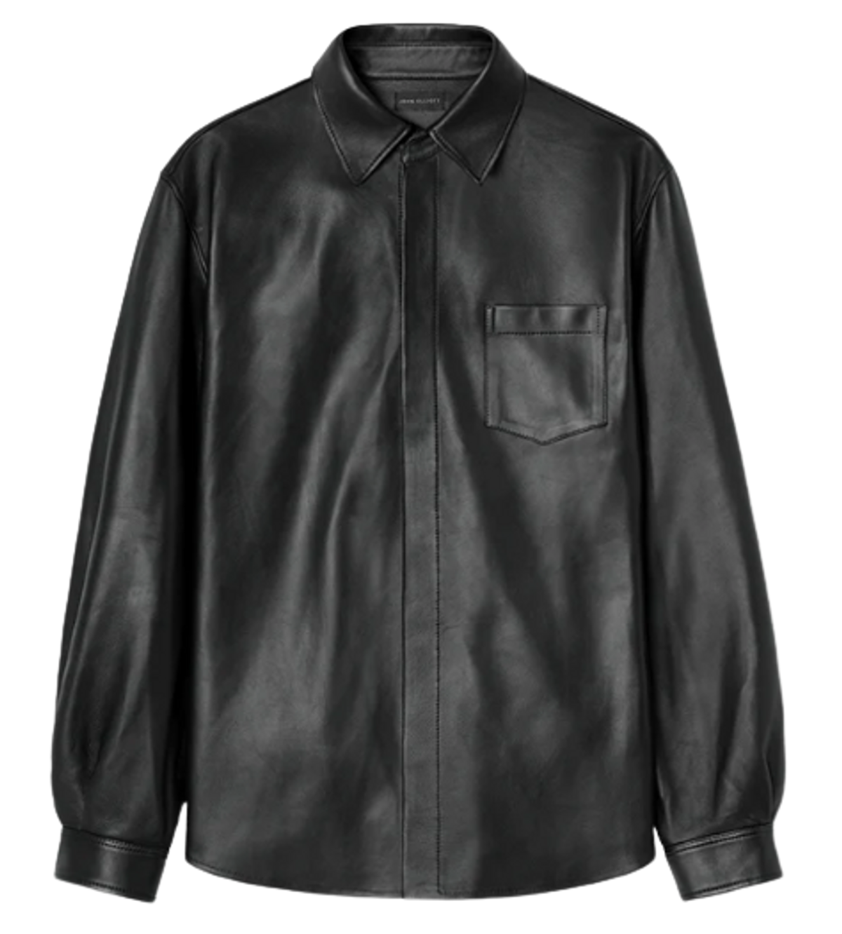 John Elliott Leather Cloak Button Up WHAT’S ON THE STAR?