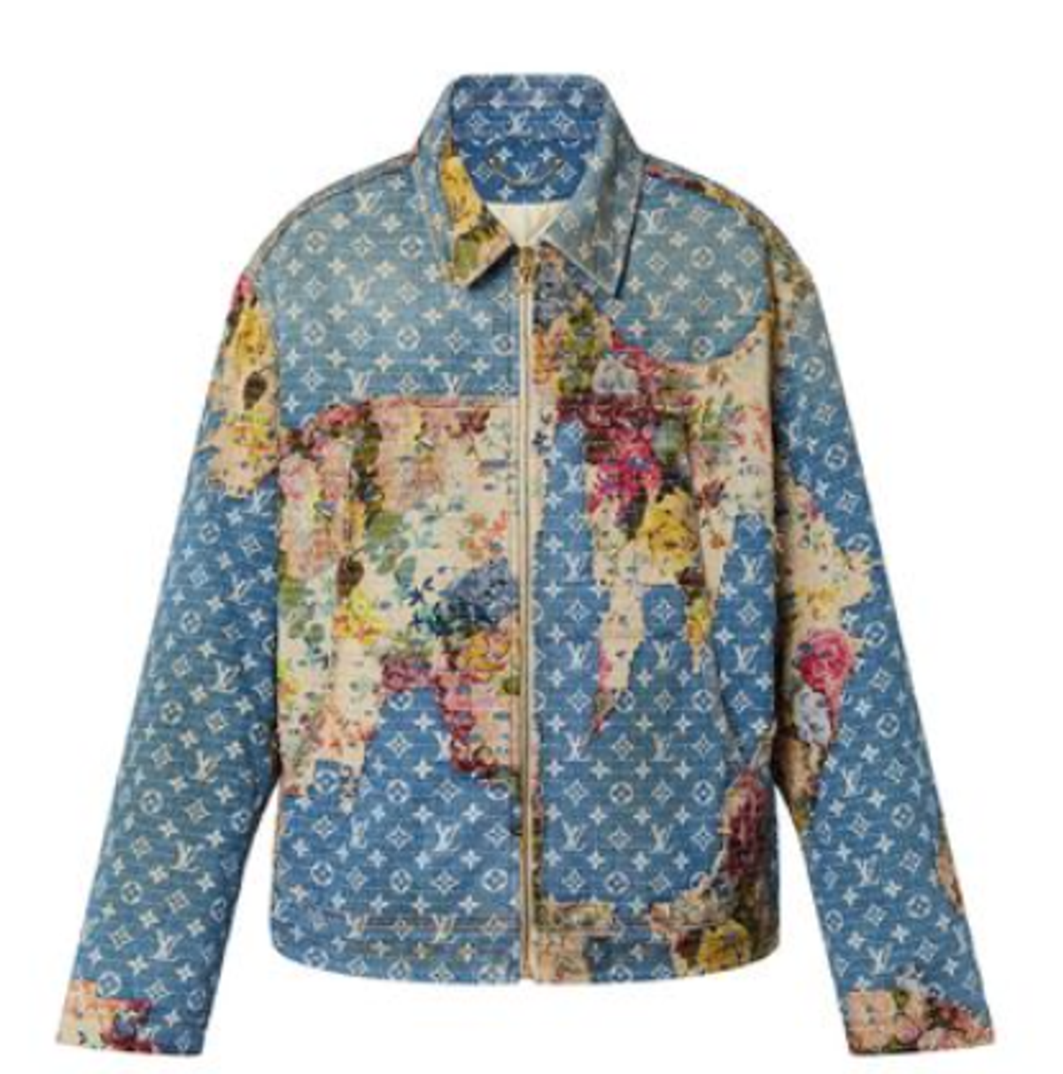 Louis Vuitton LV Destroyed Workwear Denim Jacket