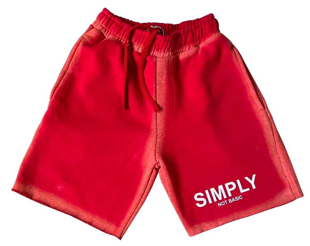 Simply 100 Simply 100 Not Basic Red Shorts