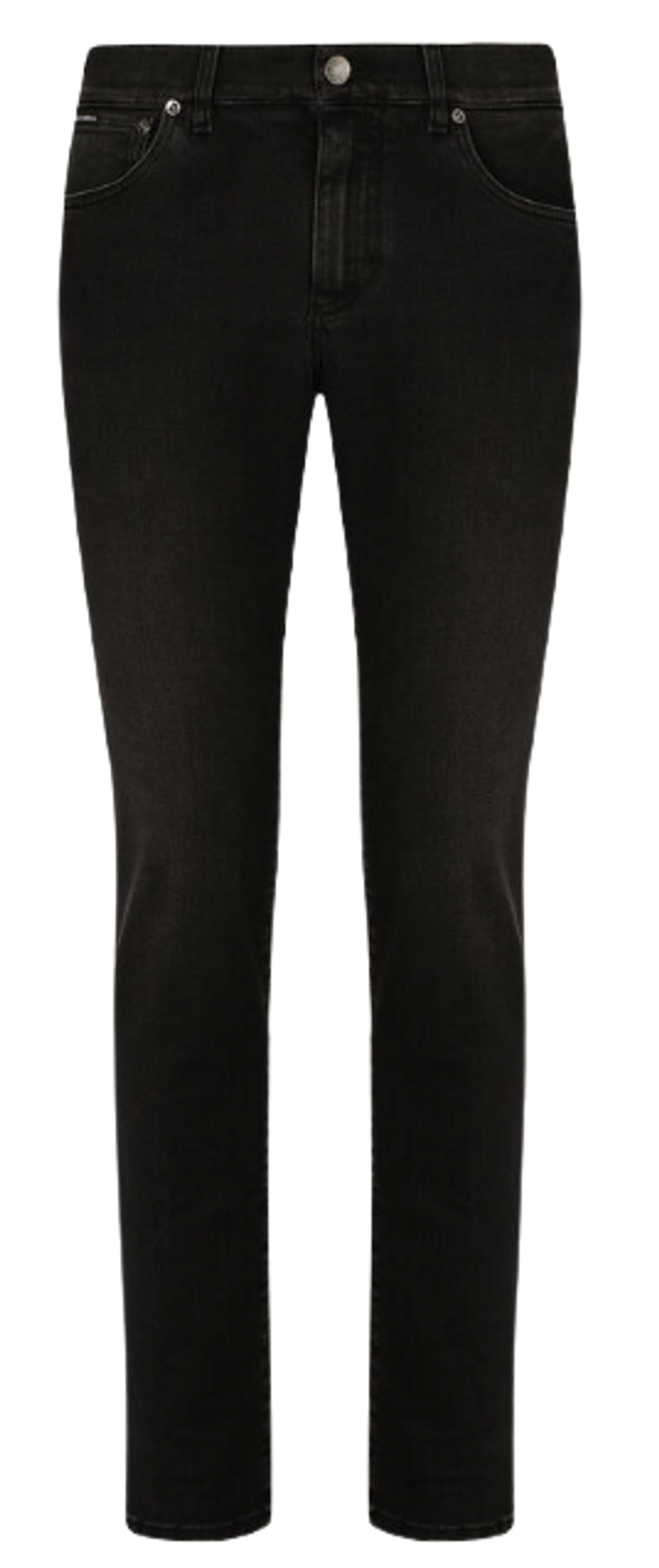 Dolce & Gabbana Gray Wash Slim-fit Stretch Jeans