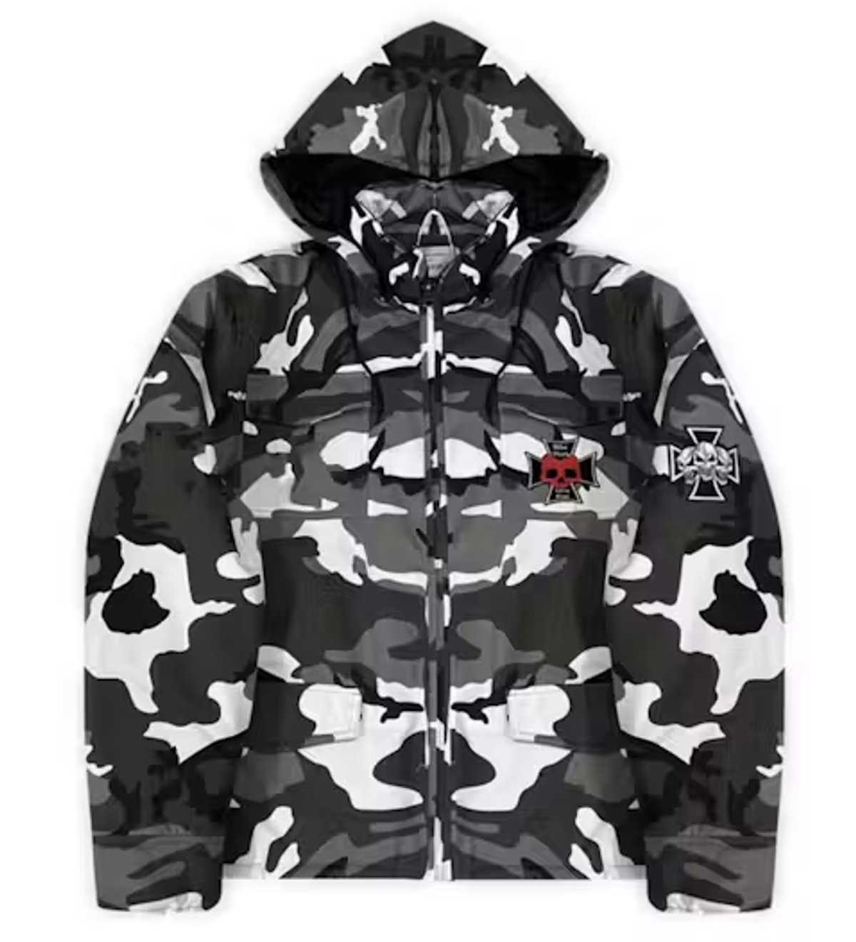 Murd333r.Fm × Alexander Digenova Multicolor Camo Jacket
