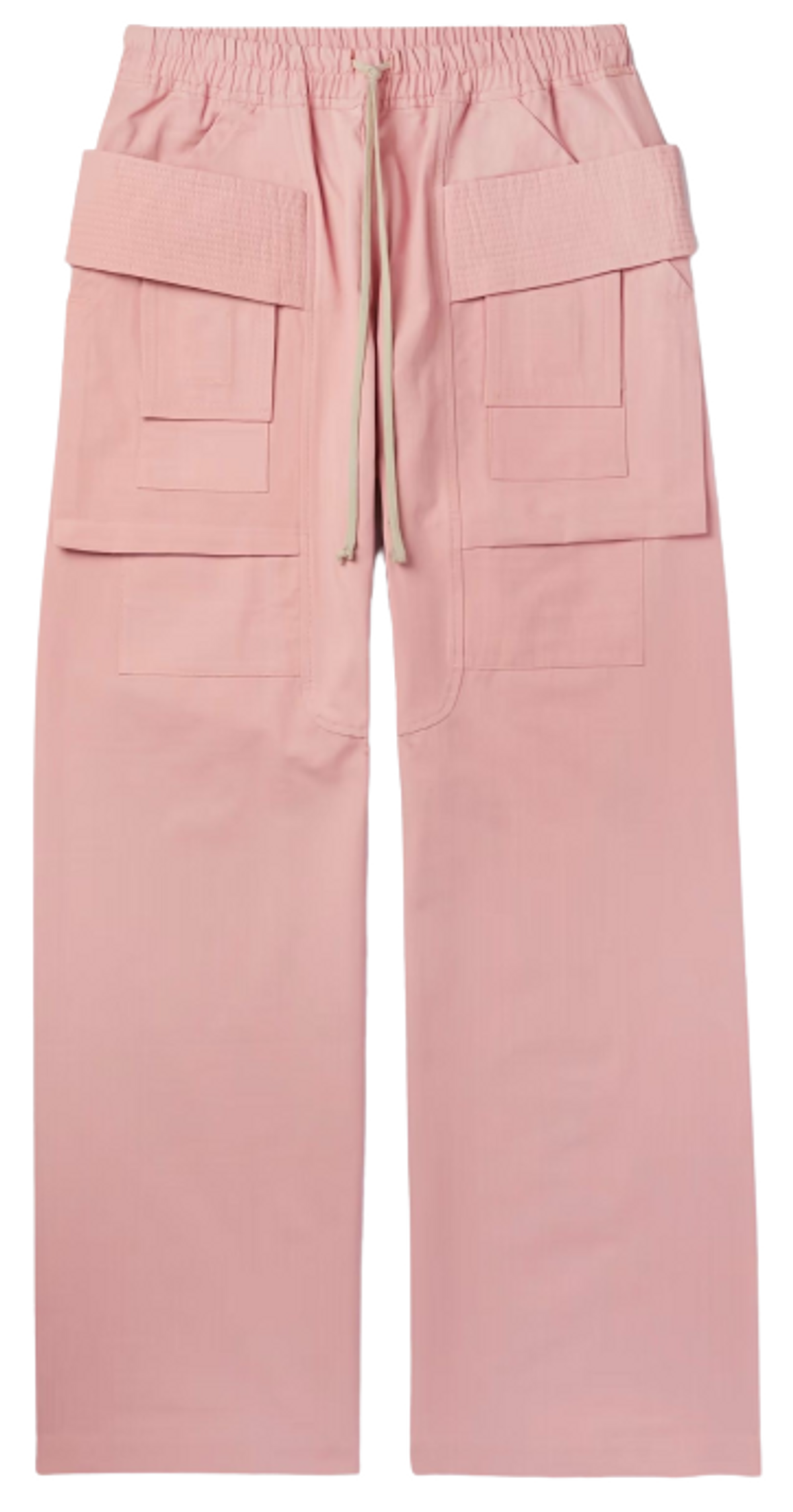 Rick Owens Cargo Drawstring Pink Trousers