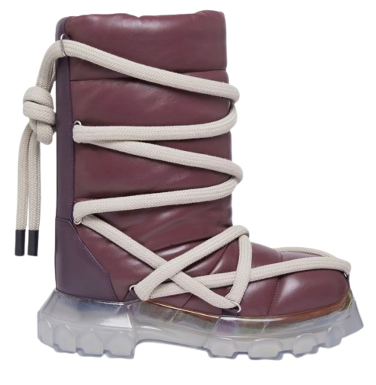 Rick Owens Amethyst/Clea Lunar Tractor Boots