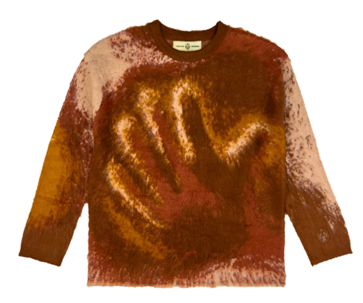 Untitled Artworks Mohair Hand Amber