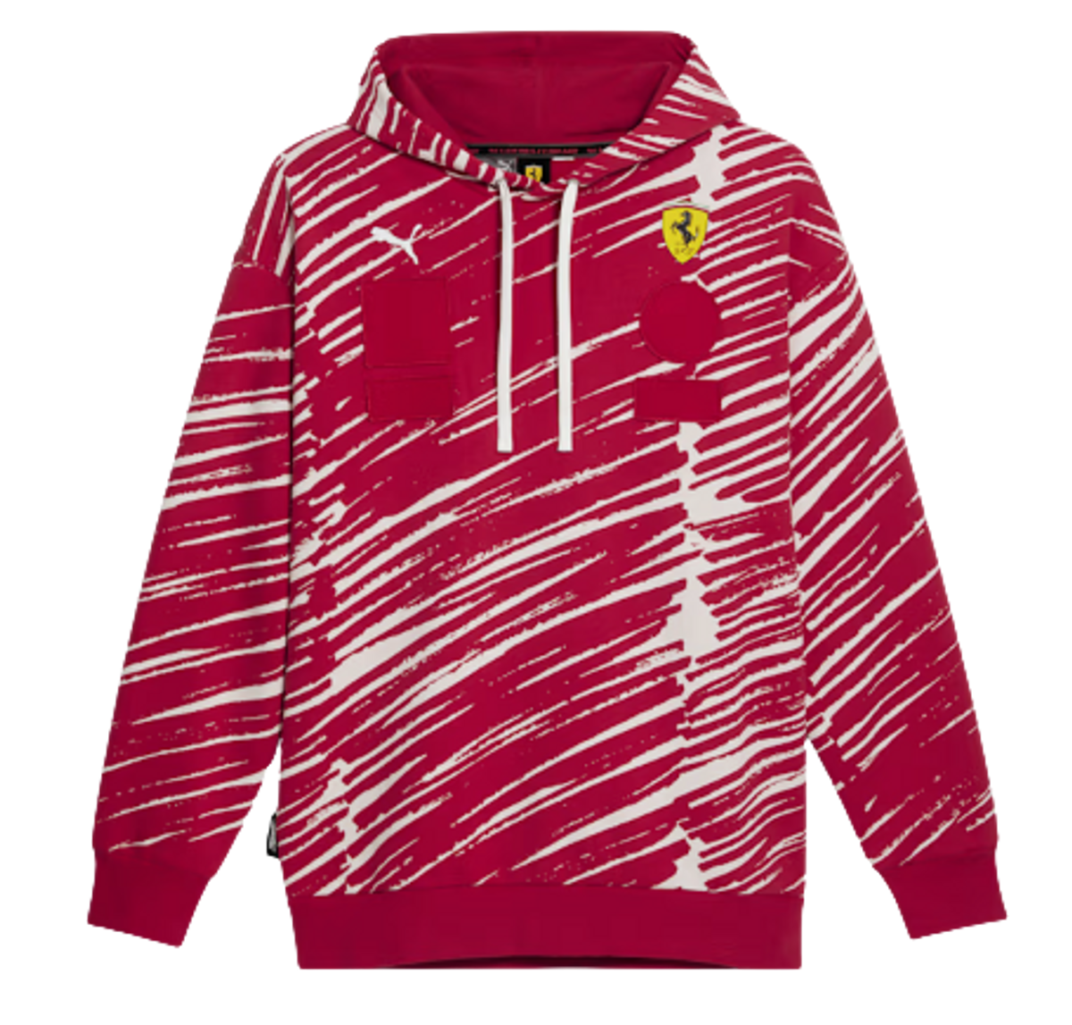 Puma × Joshua Vides × Ferrari Rosso Corsa Hoodie