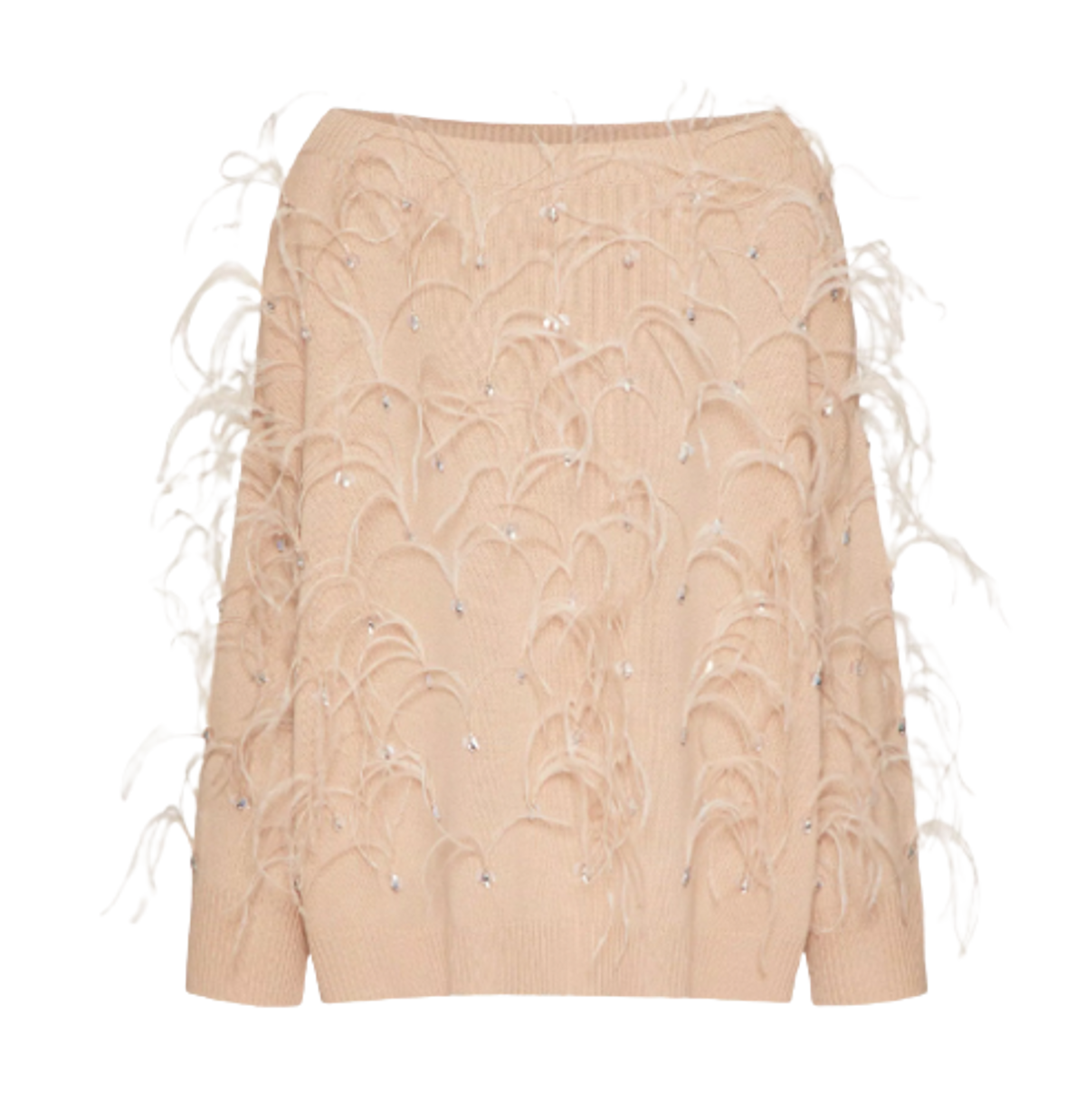 Valentino Embroidered Wool Sweater